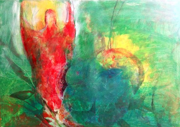 Malerei Merle Neumann - Auferstehung - 70 x 100 cm